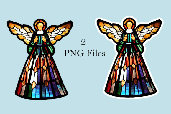 Bringing Heaven to Earth: A Guide to Angel Stained Glass Style Clip Art for Creative Projects