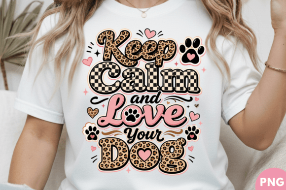 Keep Calm and Love Your Dog Leopard PNG: A Versatile Asset for Modern Creators