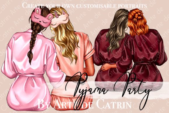 Pajama Party & Bachelorette Party Clip Art