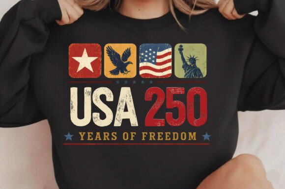 USA 250 PNG Design: Celebrating American Pride