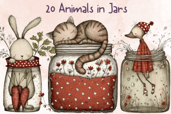 Whimsical Animals in Jar Clipart Set: A Practical Evaluation