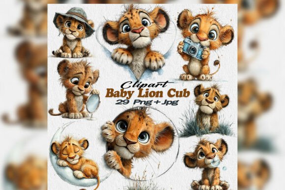 Whimsical Watercolor Baby Lion Cub Png: A Practical Evaluation